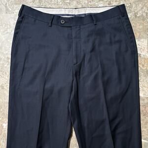 Suitsupply Pants Mens 33x31 Blue Brescia Int. 100% Wool Dress Slacks